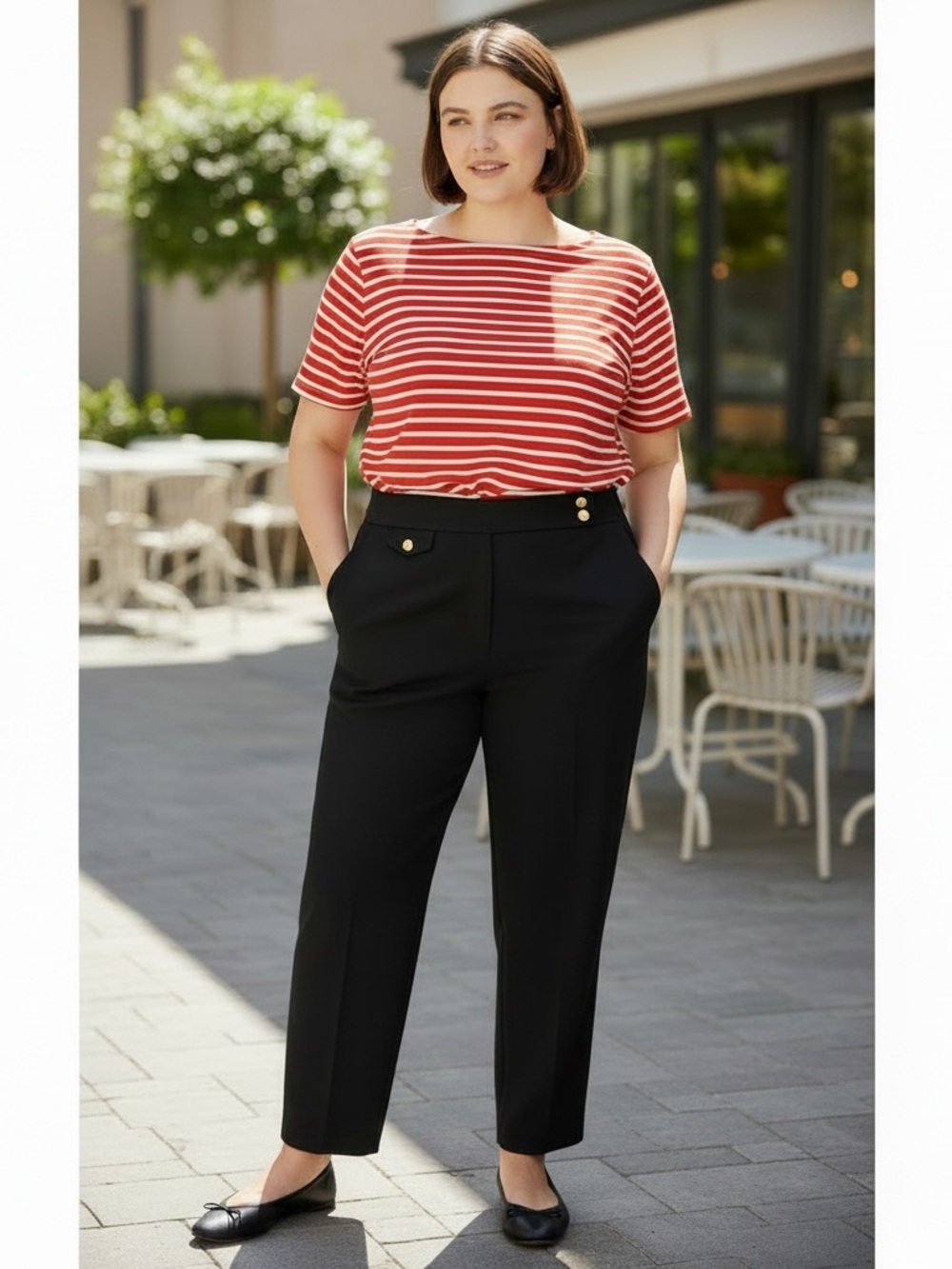 Veronica Beard Renzo Crest Button Pant‎ women’s size 14